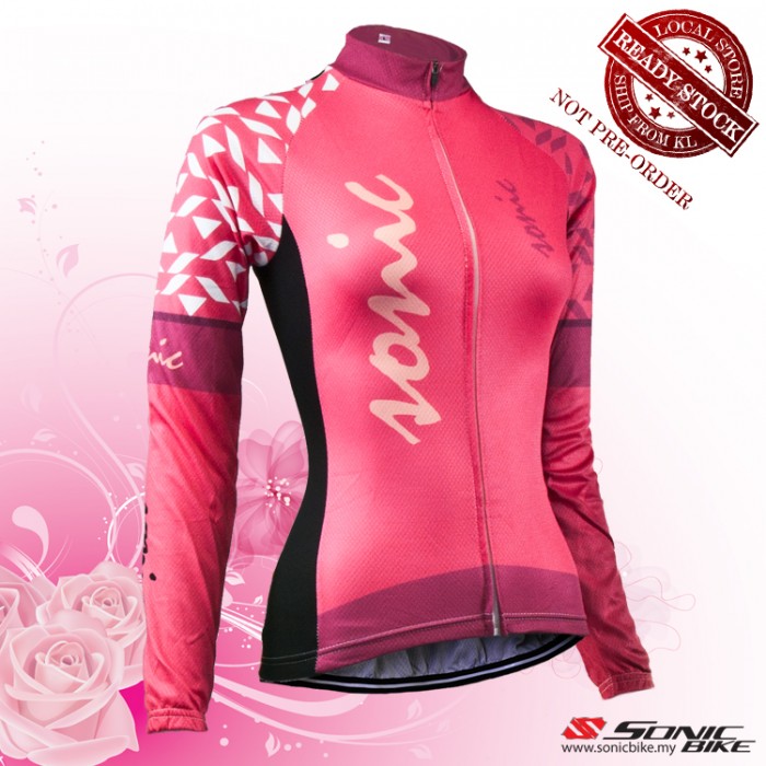 READY STOCK [ FREE RETURN ] Women Cycling Jersey / Women Cycling Wear