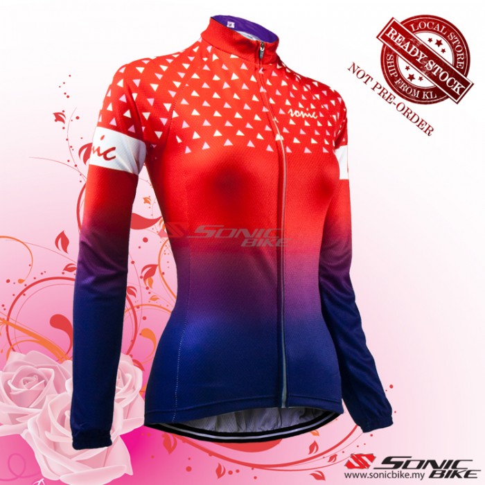 READY STOCK [ FREE RETURN ] Women Cycling Jersey / Women Cycling Wear