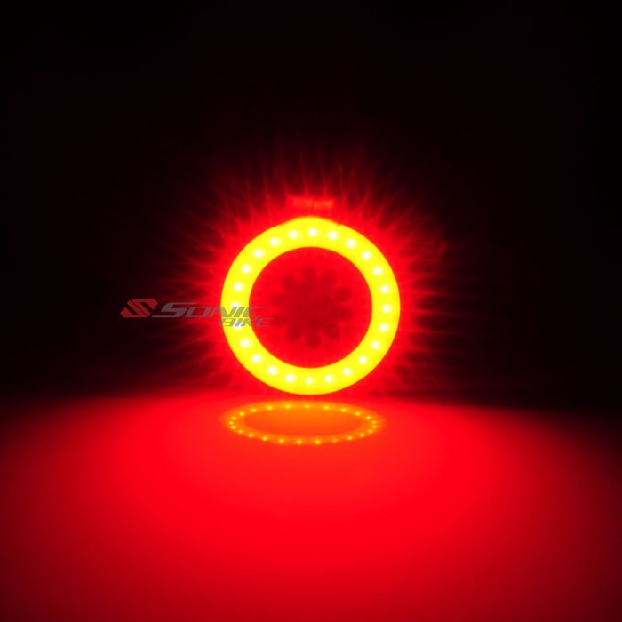 RING LED Bicycle Blinker / Rear Light - Brighten up to 24