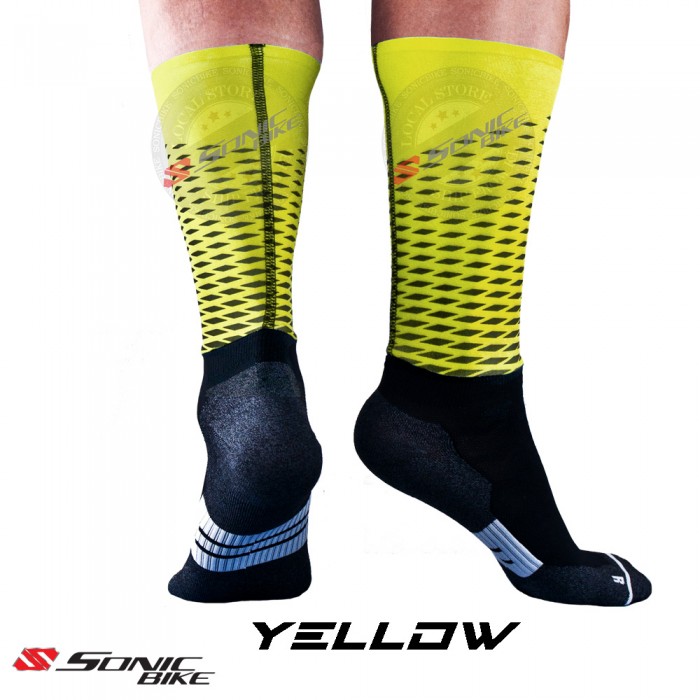 READY STOCK Aero Lycra Cycling Sock / Lycra Sock / V2